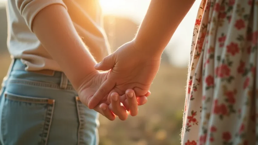 This image shows a calming scene with A Mother's Hope Simple Steps book prominently displayed.